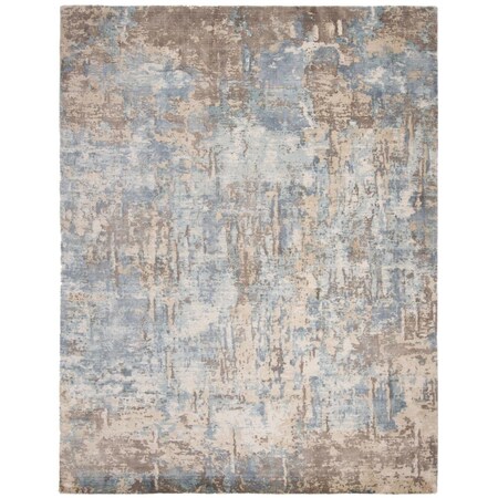 Safavieh 6 x 9 in. Mirage Contemporary Hand Loomed Rectangle Rug Blue & Taupe MIR336M-6